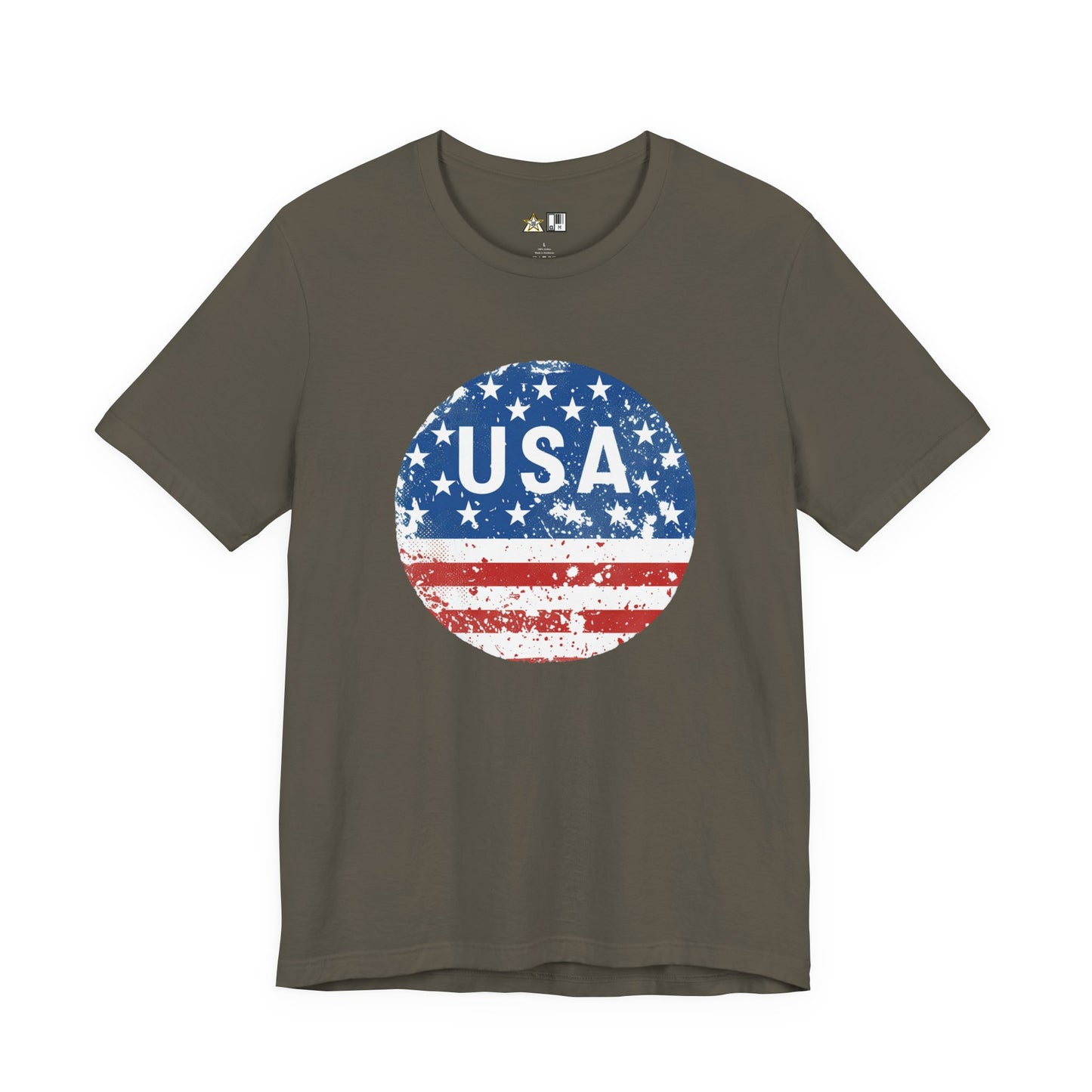 USA Legacy Badge – Unisex Streetwear Graphic Tee
