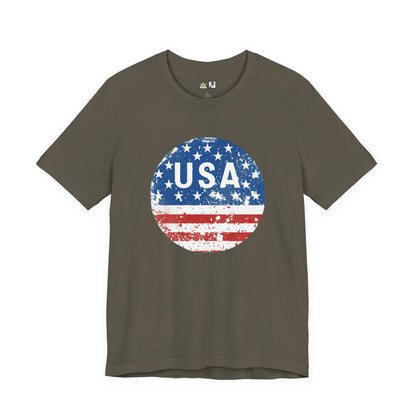 USA Legacy Badge – Unisex Streetwear Graphic Tee