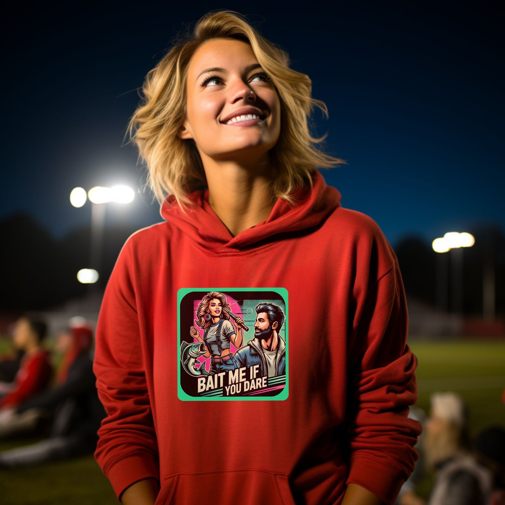 Bait Me If You Dare Graphic Pullover Hoodie product