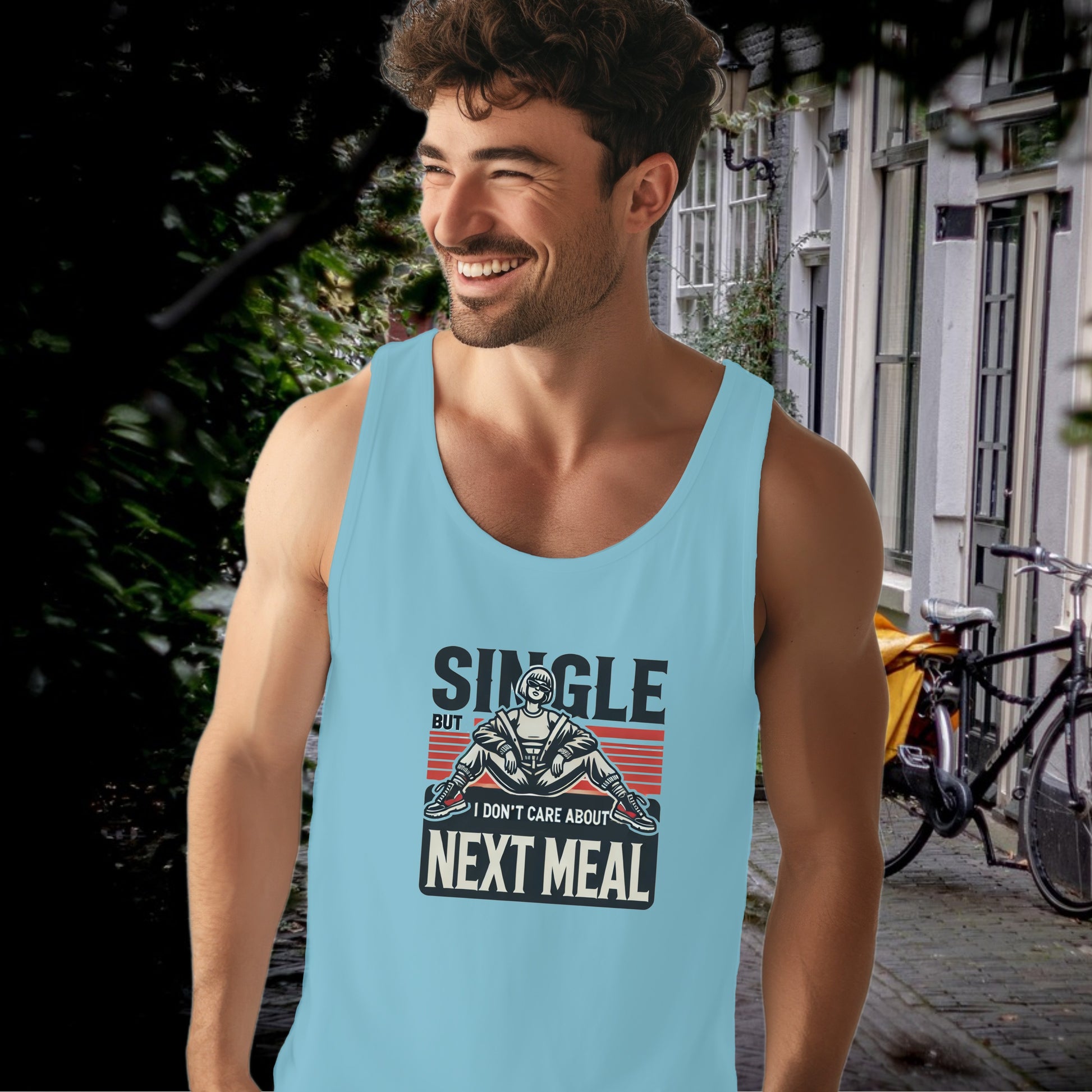 Single But I Don't Care About Next Meal Tank Top product