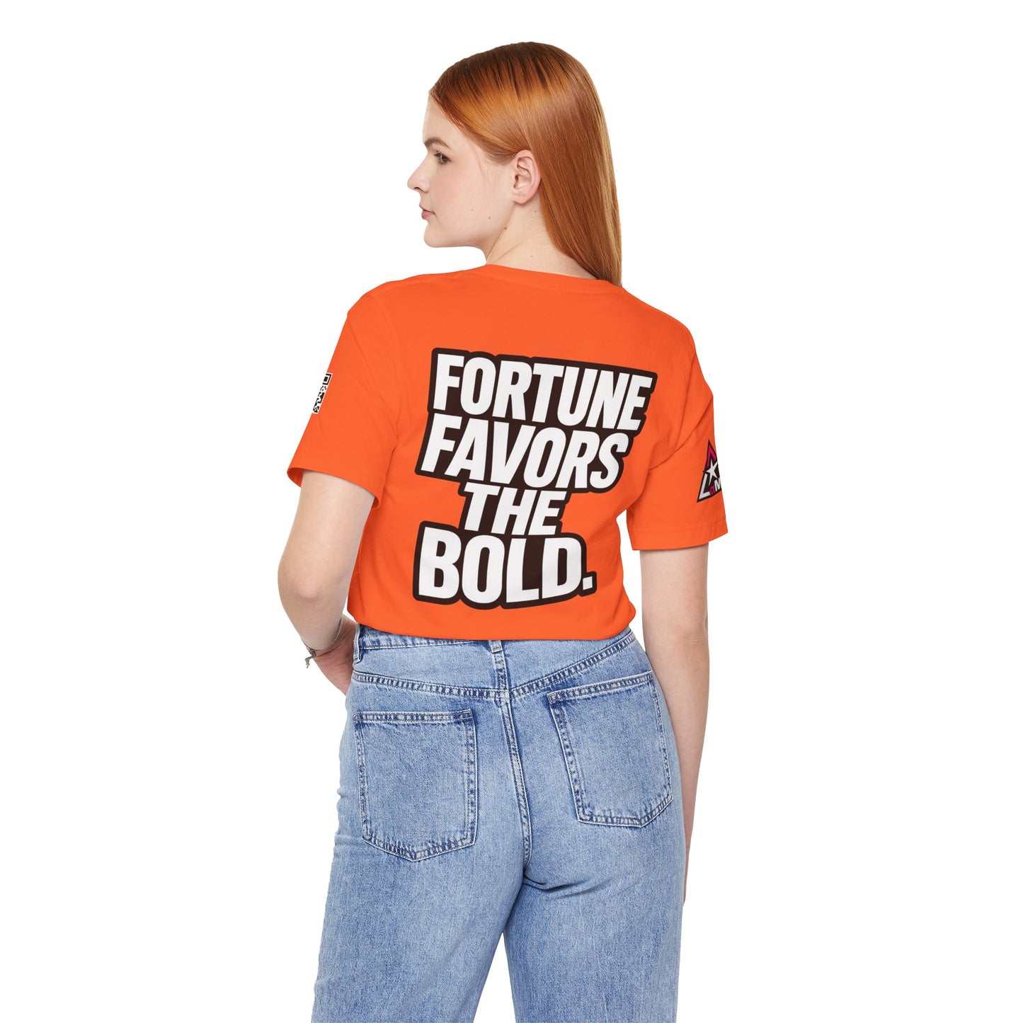 Fortune Favors the Bold – Motivational Streetwear Graphic Tee