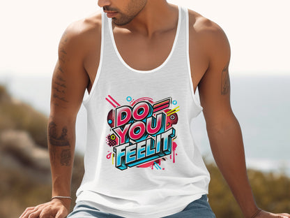Do You Feel It Graphic Print Tank Top product