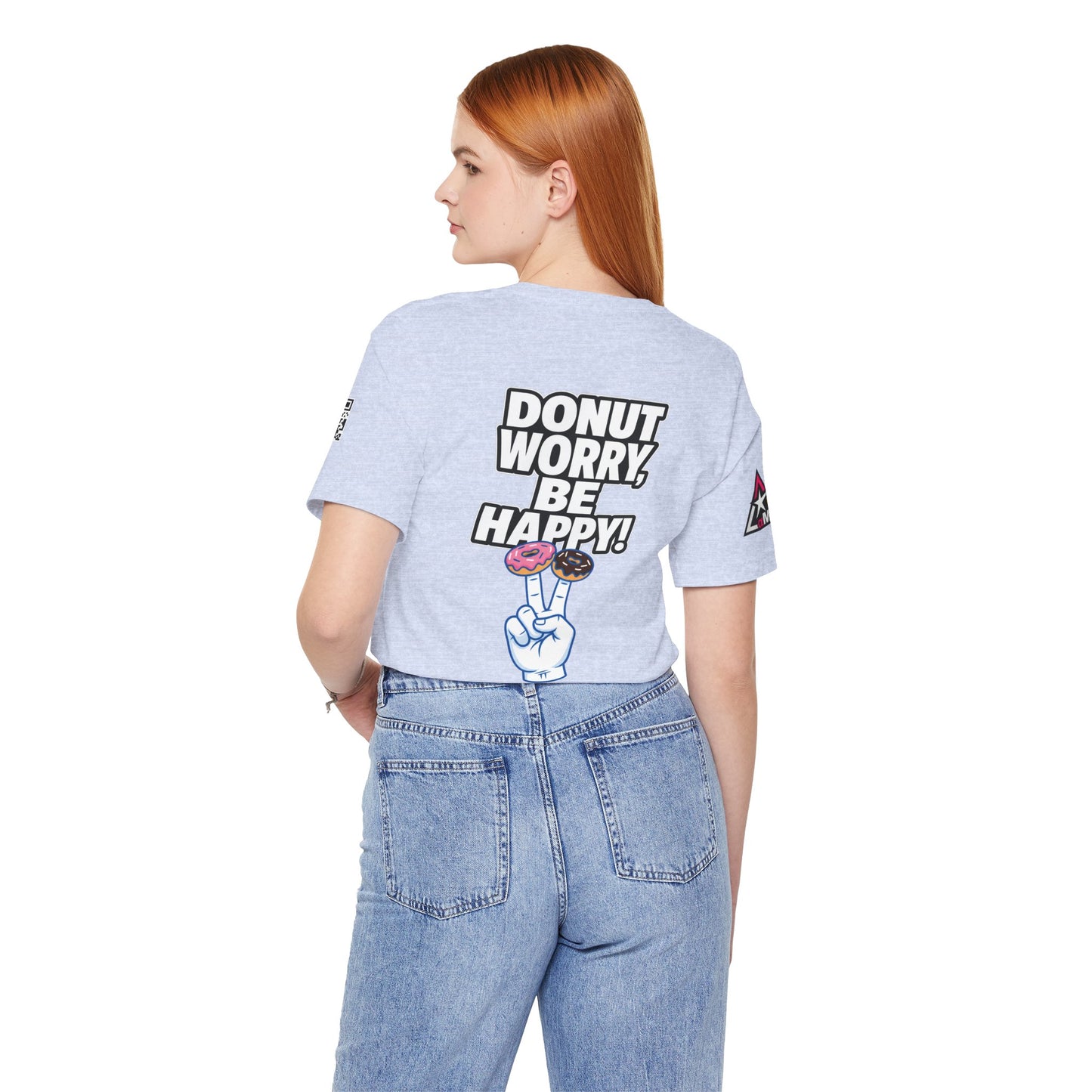 Donut Worry, Be Happy – Funny Donut Graphic Tee