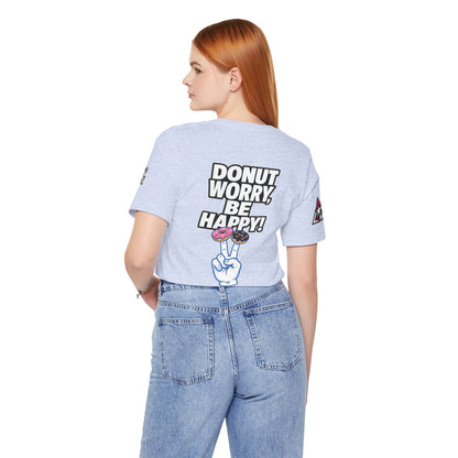 Donut Worry, Be Happy – Funny Donut Graphic Tee