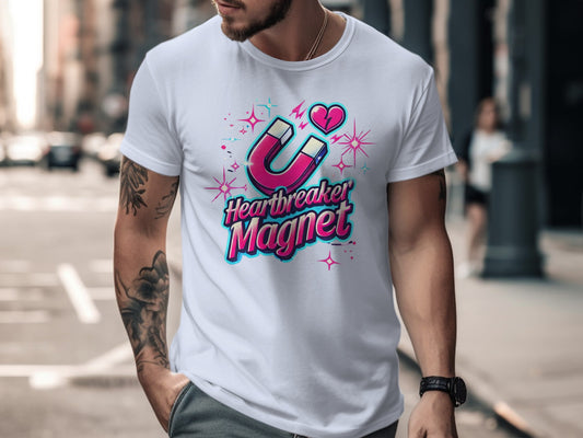 Heartbreaker Magnet Graphic Tee Shirt Product