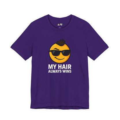 Hair Always Wins Attitude Tee – Unisex Streetwear Graphic Tee