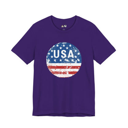 USA Legacy Badge – Unisex Streetwear Graphic Tee