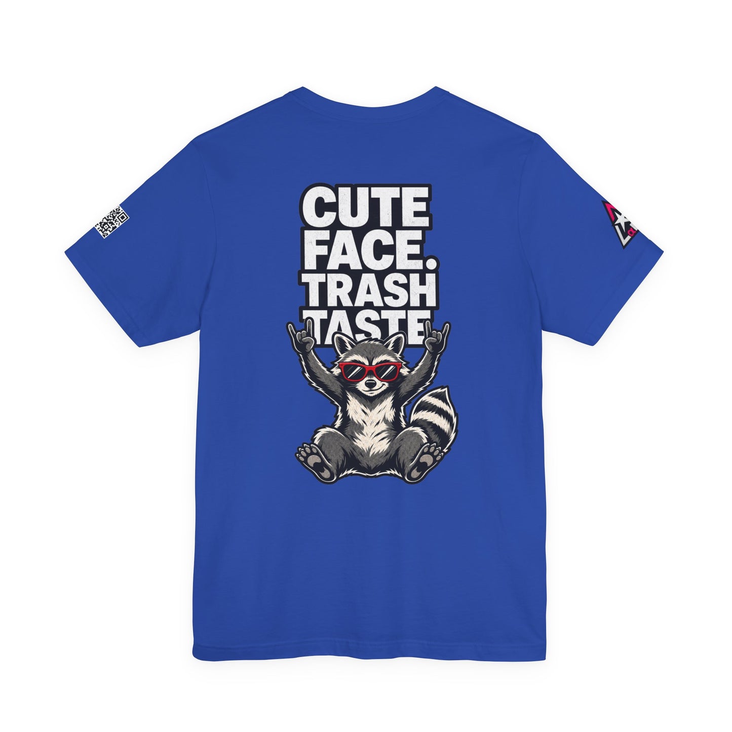 Cute Face, Trash Taste – Funny Raccoon Graphic Tee