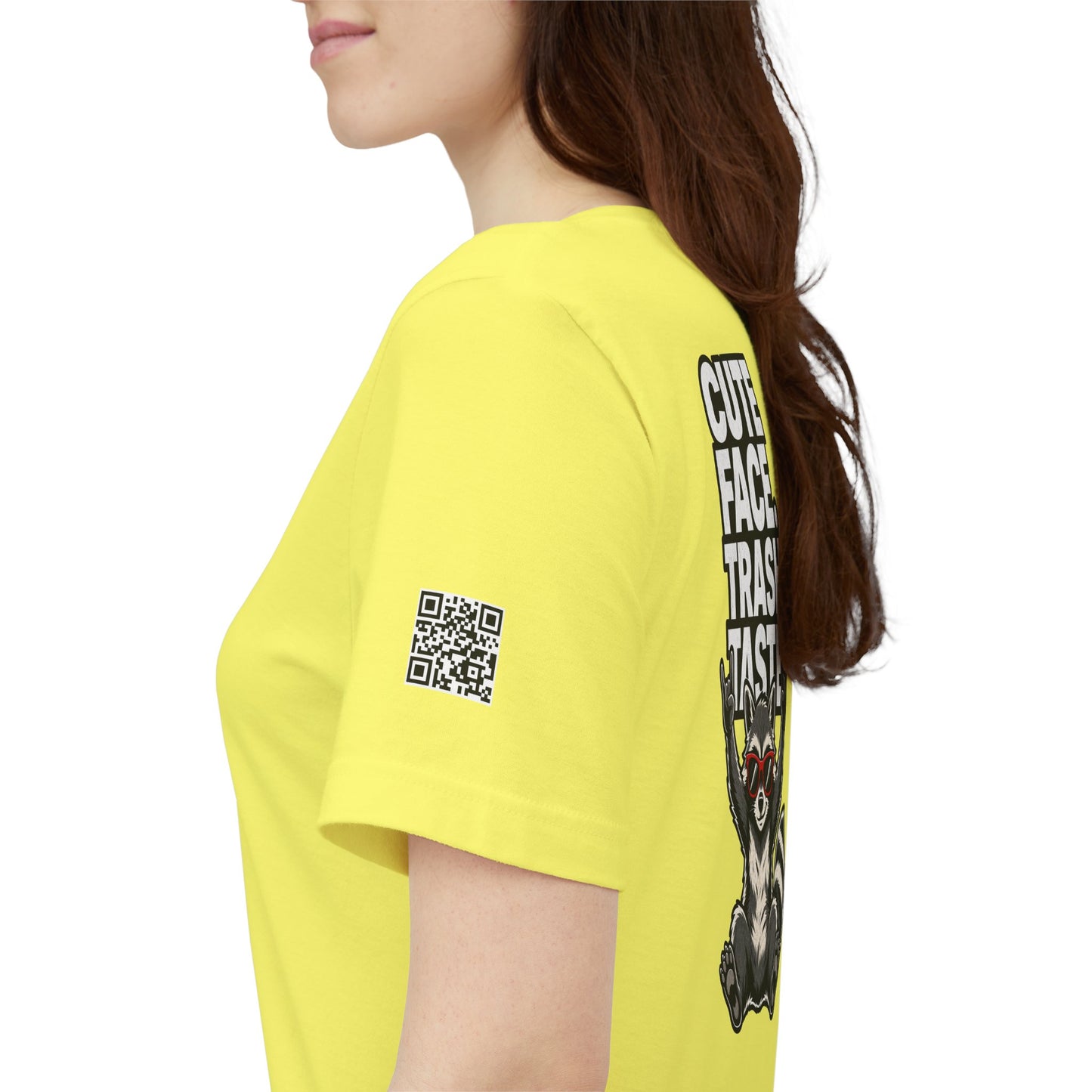Cute Face, Trash Taste – Funny Raccoon Graphic Tee