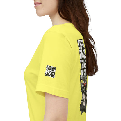 Cute Face, Trash Taste – Funny Raccoon Graphic Tee