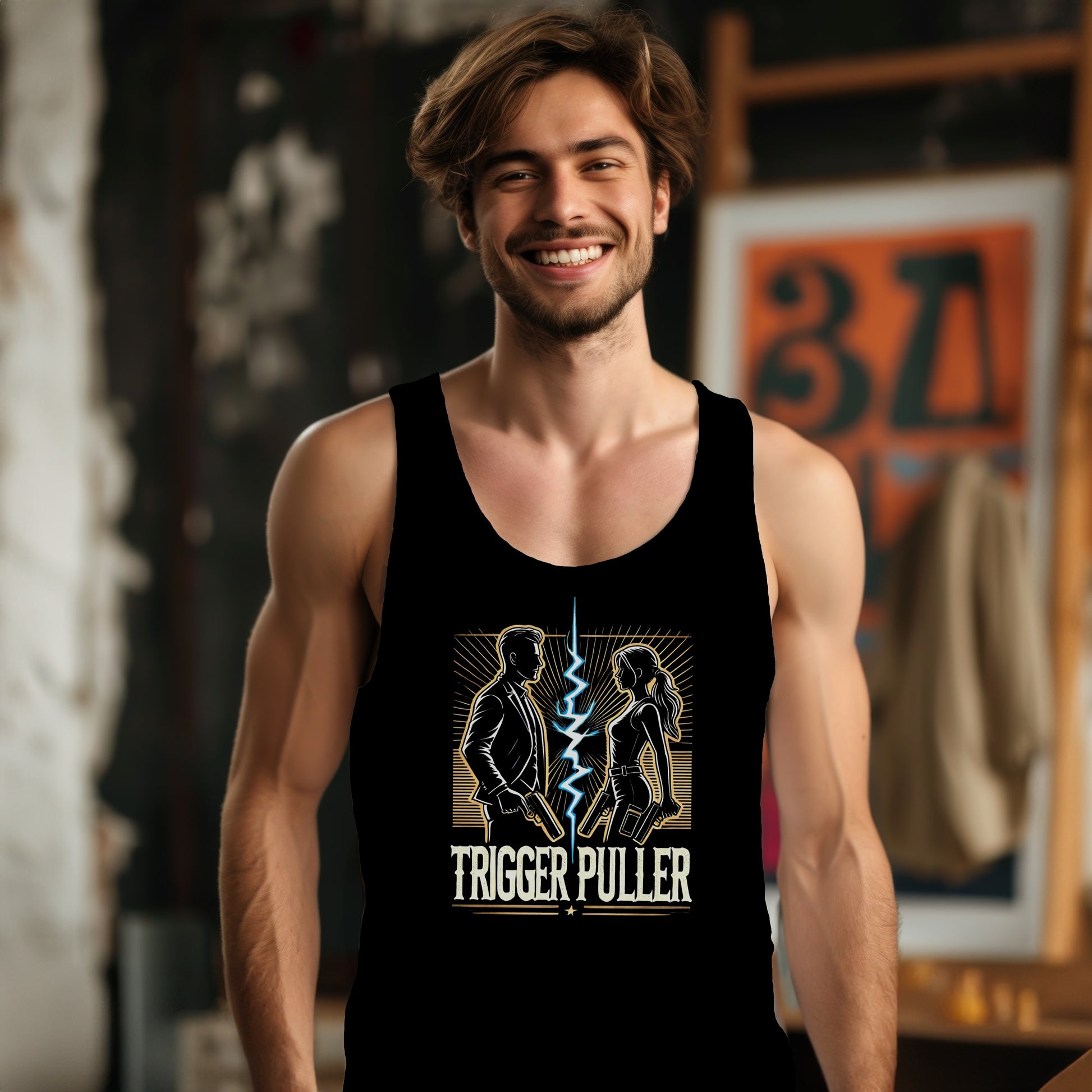 Trigger Puller Design Tank Top product type
