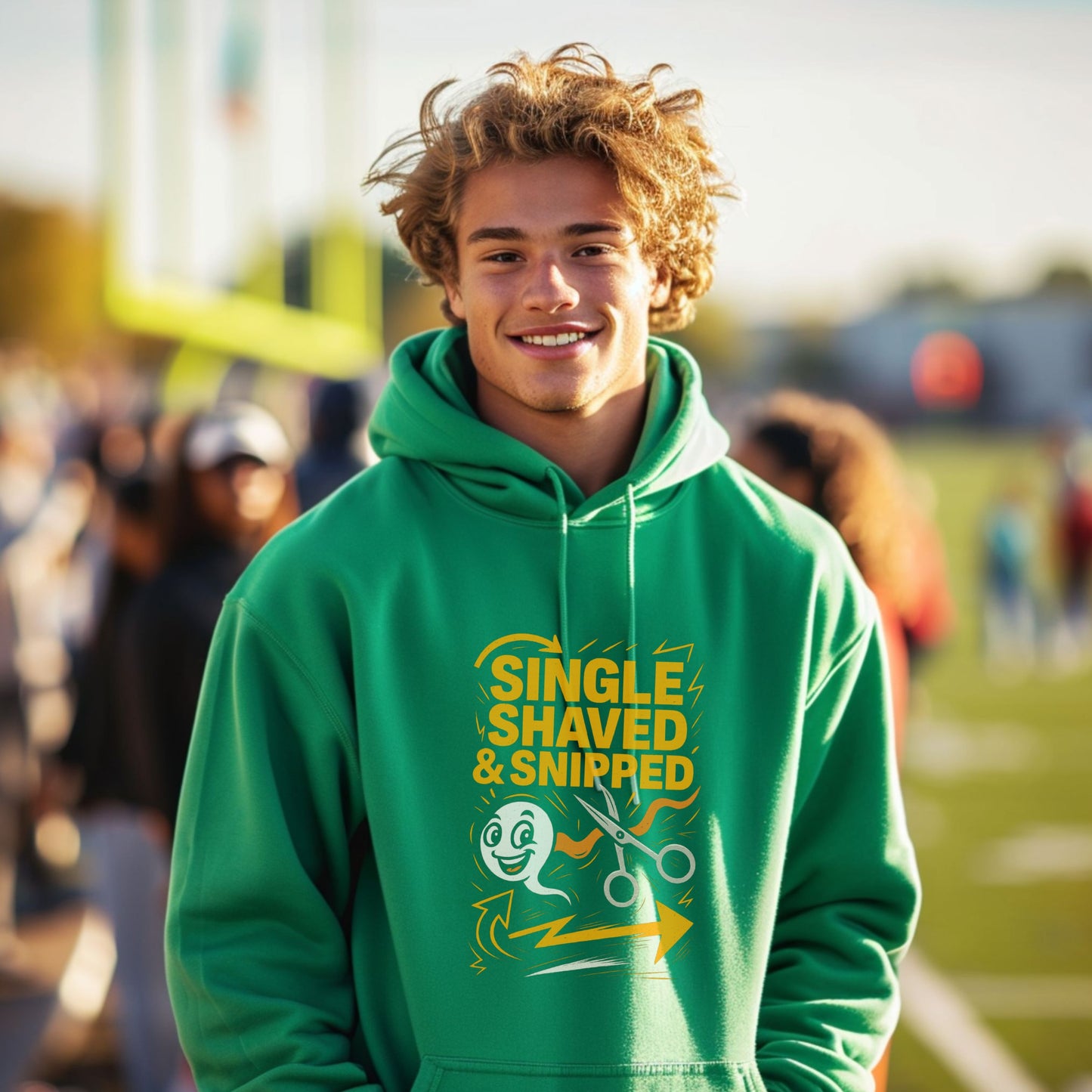 Single Shaved and Snipped Design Hoodie product