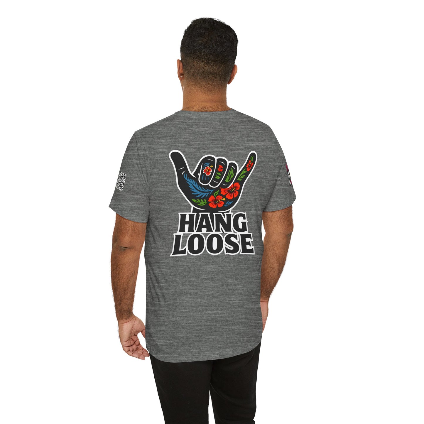 Hang Loose Graphic T-Shirt | Shaka Hand Tee | Tropical Surf Streetwear
