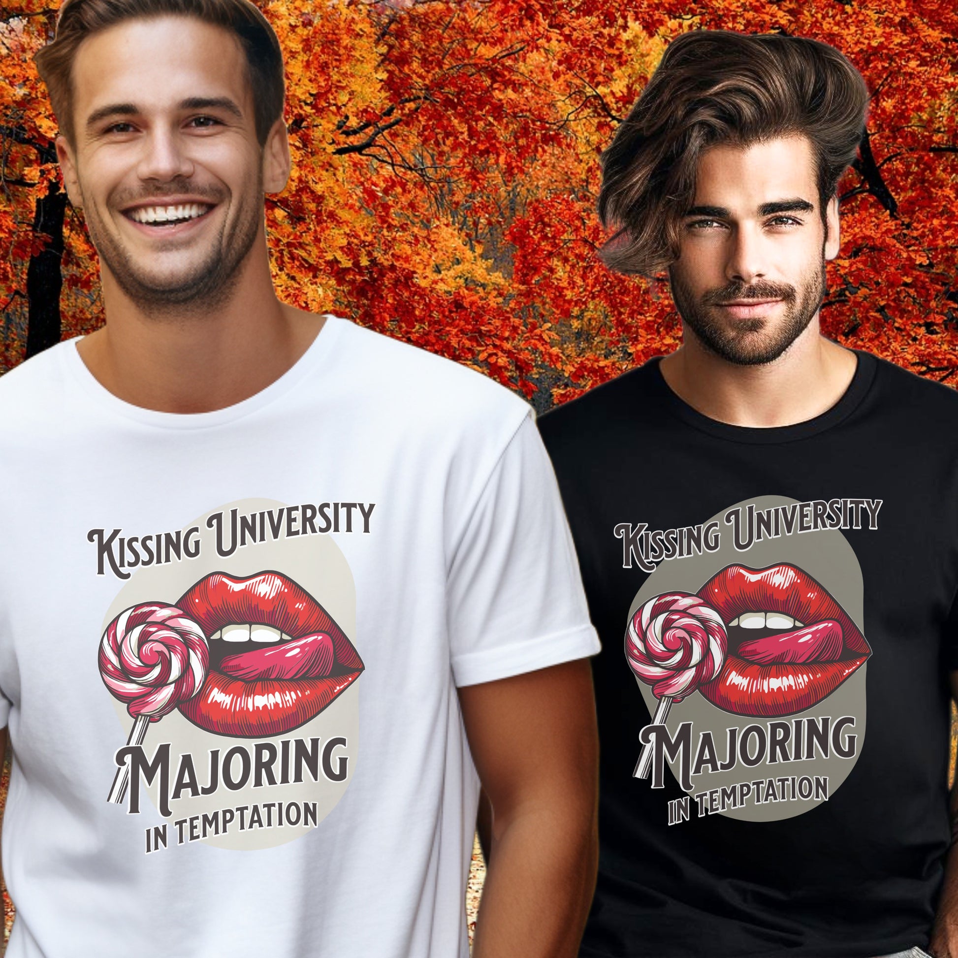 Kissing University Majoring in Temptation T-shirt product type