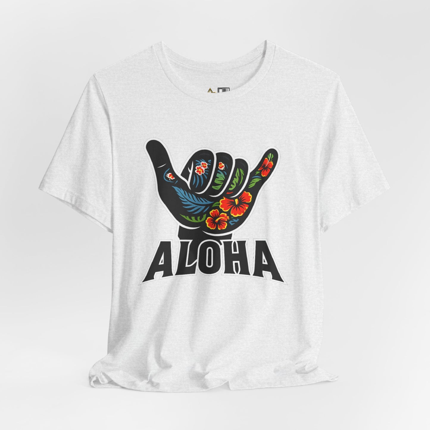 Aloha Shaka Floral Vibe – Unisex Streetwear Graphic Tee