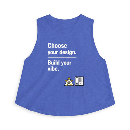 Custom Alpha Crop Top Choose Your Design Build Your Vibe for womens