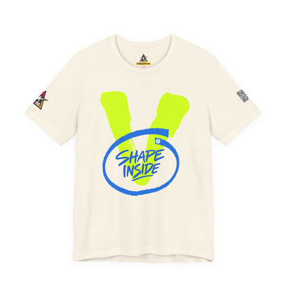 V SHAPE INSIDE | Gym Motivation Graphic Tee | Fitness Lifestyle Streetwear