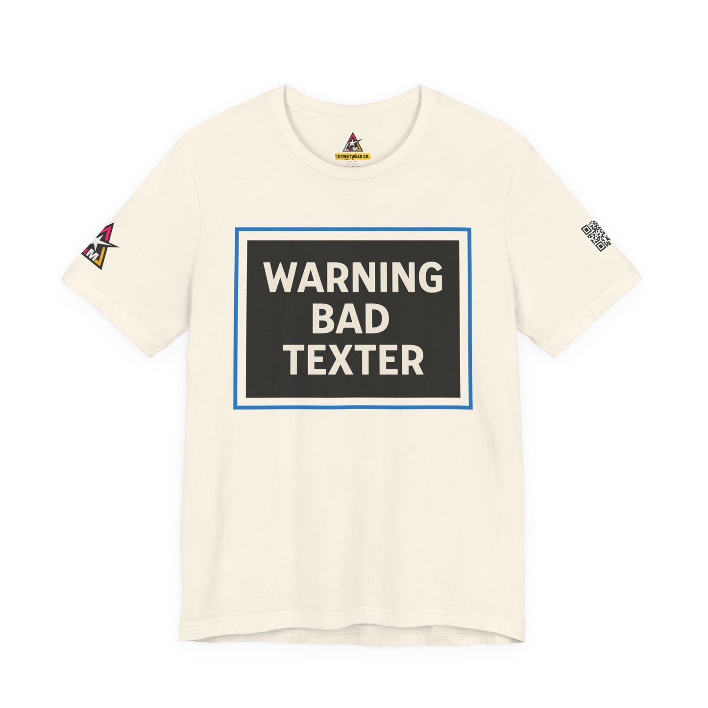 WARNING BAD TEXTER | Funny Dating Graphic Tee | Sarcastic Relationship Streetwear