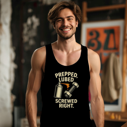 Prepped Lubed Screwed Right Graphic Tank product