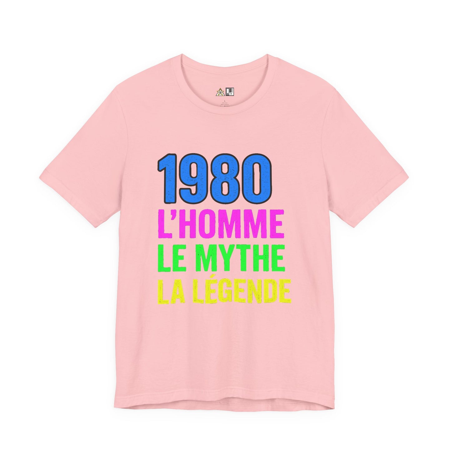 Born a Legend Since 1980 (editable French)– Unisex Streetwear Graphic Tee