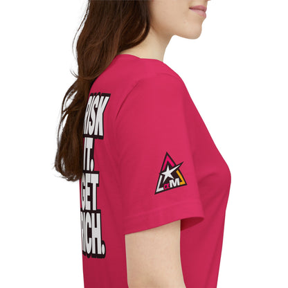 Risk It. Get Rich. – Bold Motivational Graphic Tee