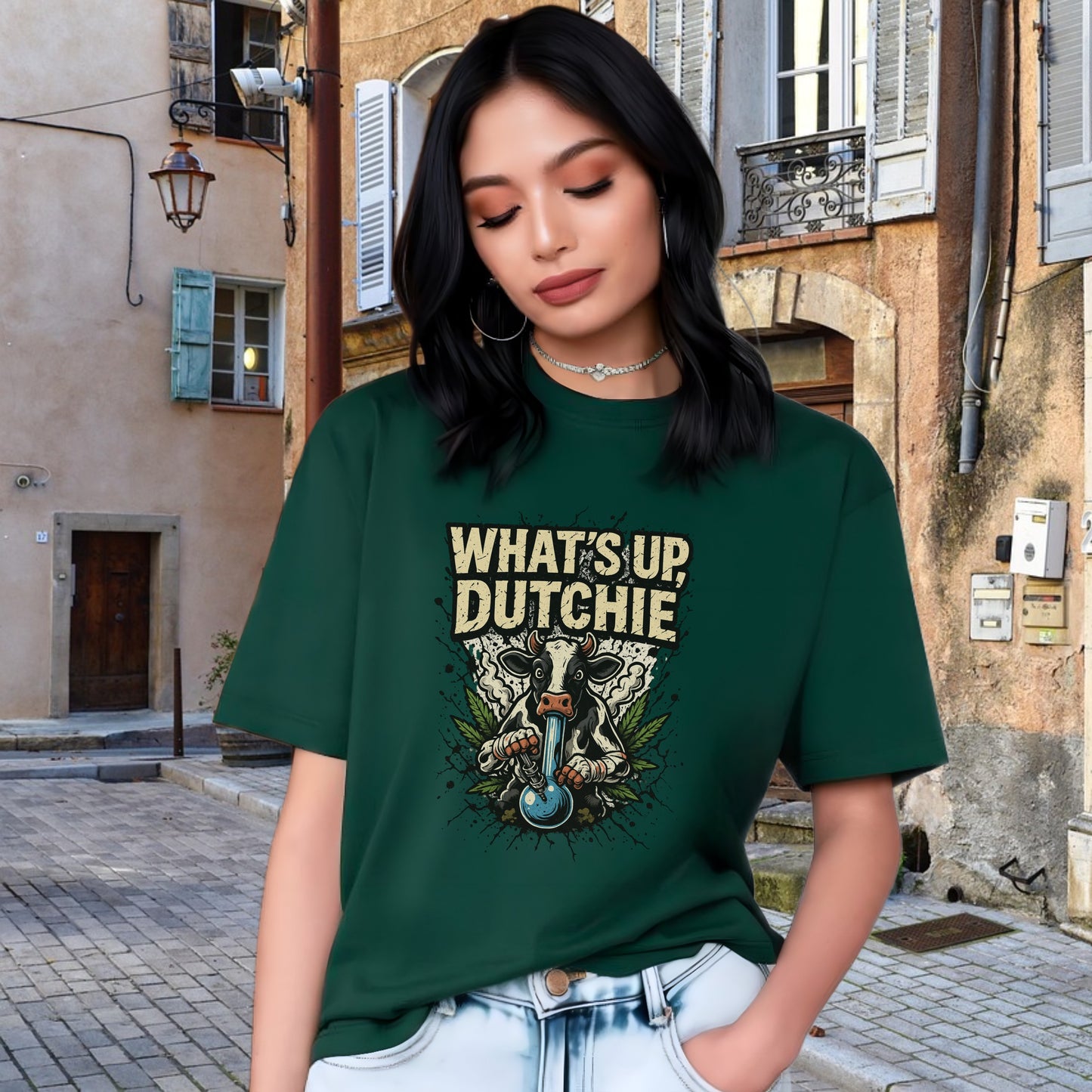 What's Up Dutchie Graphic Printed T-shirt product type