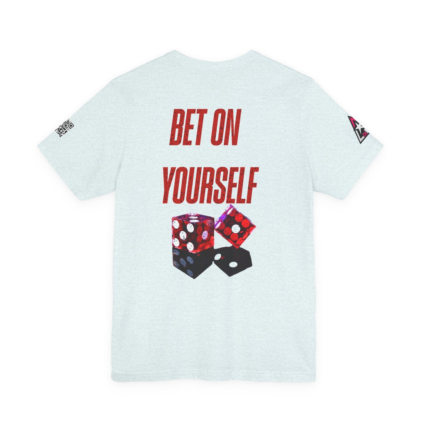 BET ON YOURSELF Graphic T-Shirt | Motivational Streetwear Tee | Dice Graphic Shirt
