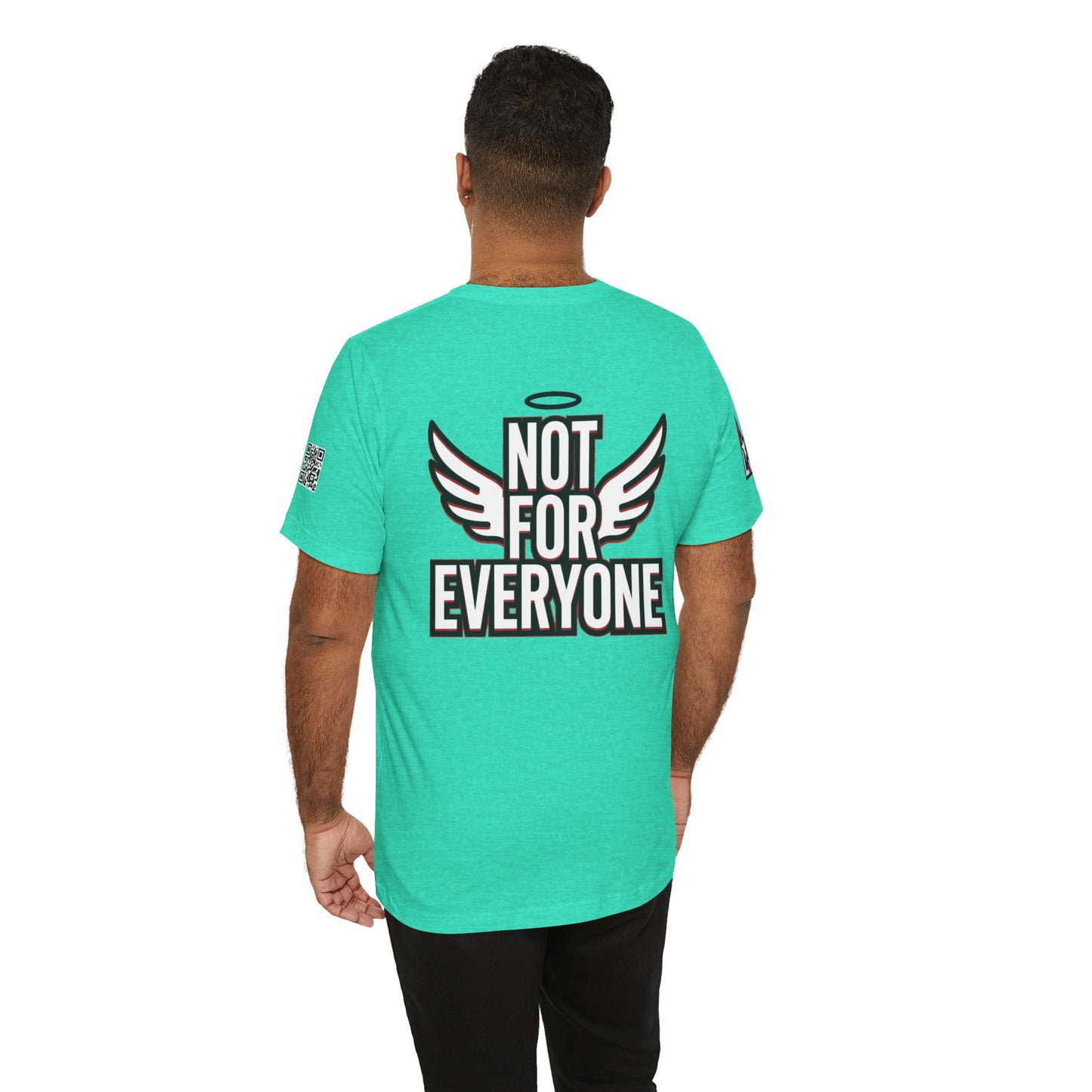NOT FOR EVERYONE Graphic T-Shirt | Angel Wings Statement Tee | Bold Streetwear Shirt | Unisex Graphic Tee