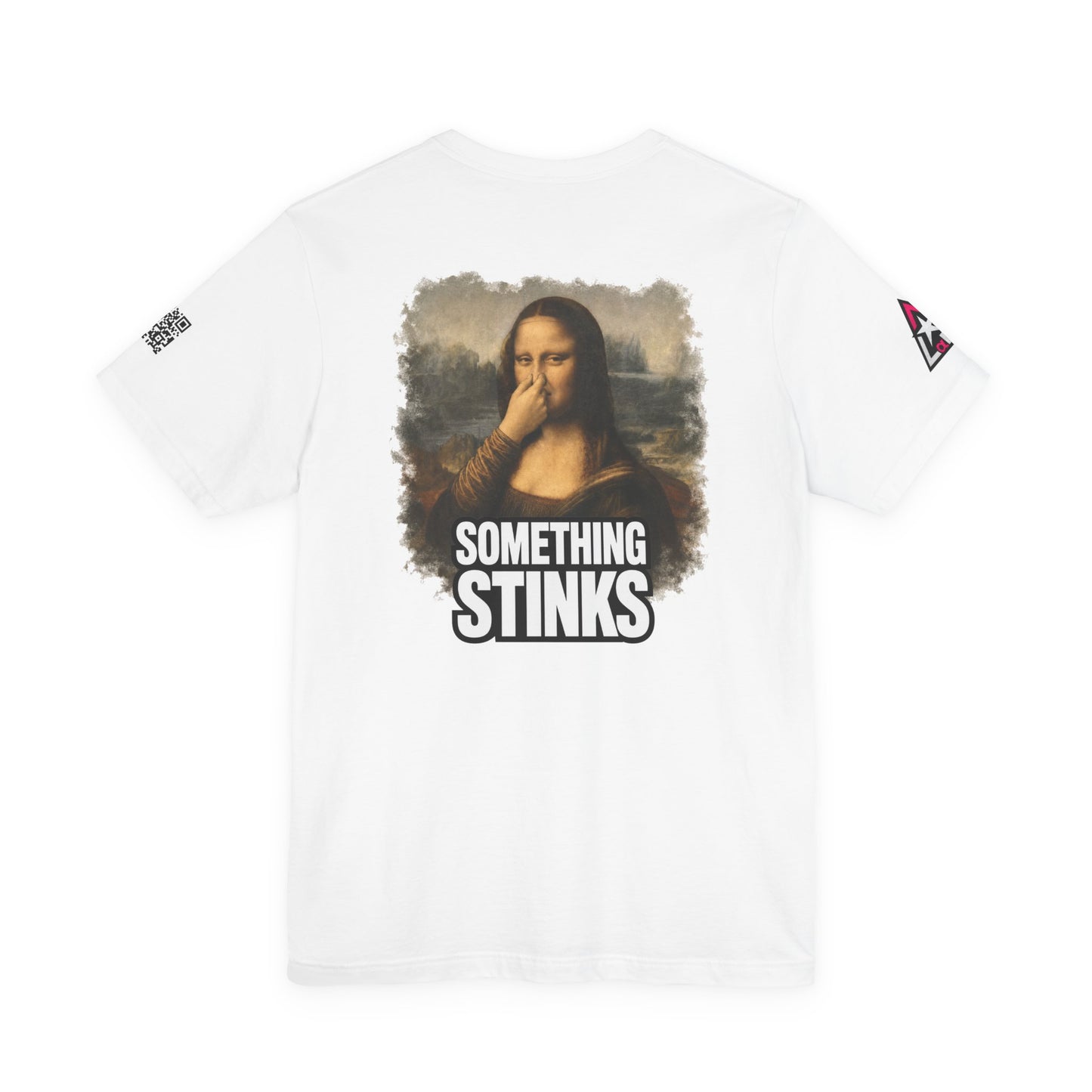 Something Stinks – Funny Mona Lisa Parody Graphic Tee
