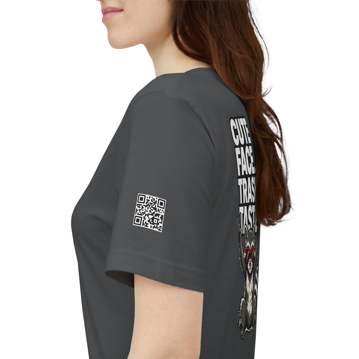 Cute Face, Trash Taste – Funny Raccoon Graphic Tee