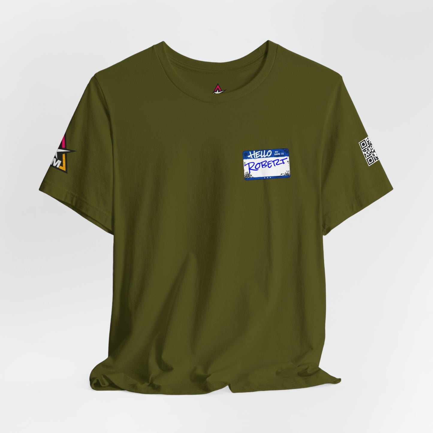Custom Name Tag – Personalized Streetwear Graphic Tee
