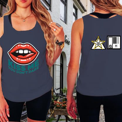 Kiss Me You Don't Dare Graphic Tank Top Product