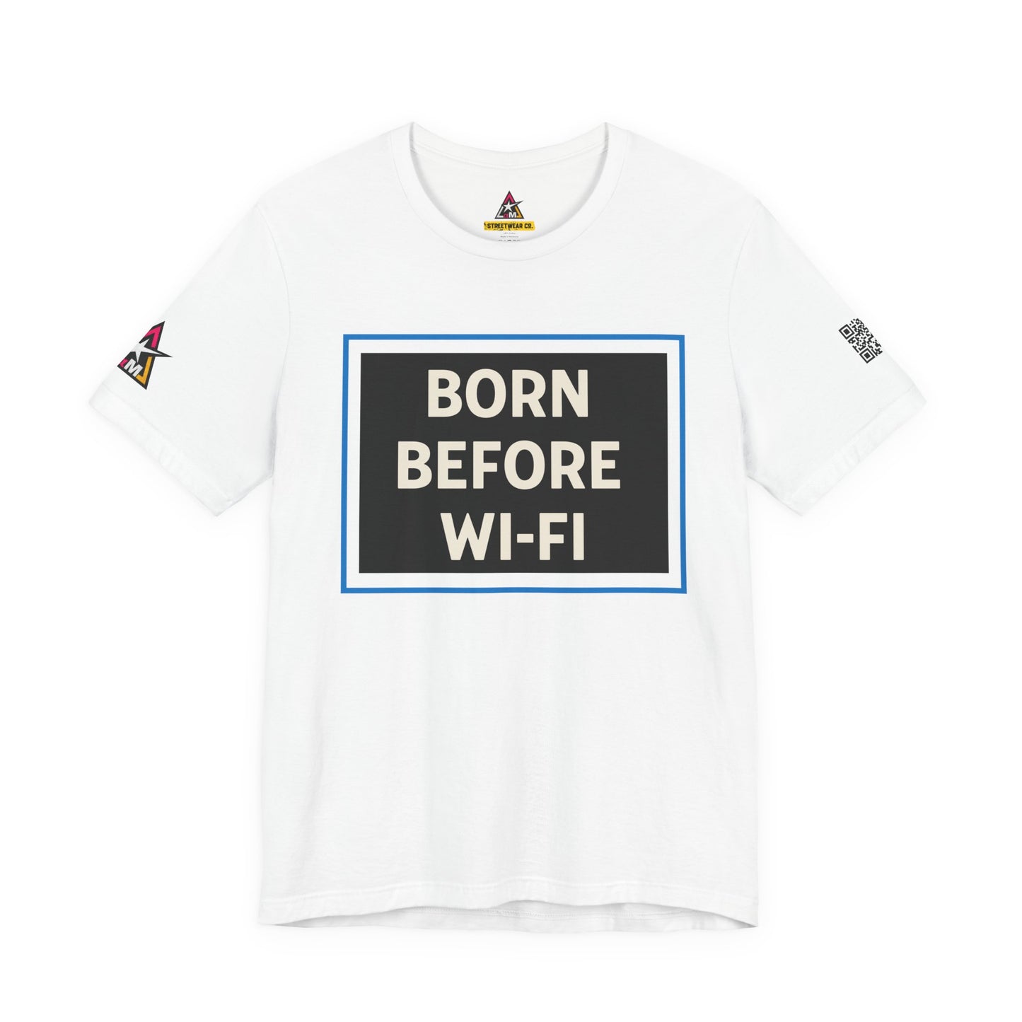 BORN BEFORE WI-FI | Funny Retro Graphic Tee | Gen X & Millennial Streetwear