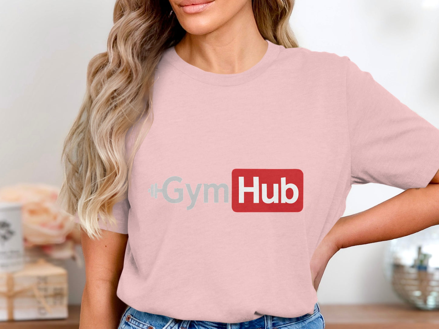 Gym Hub Graphic Design Casual Wear T-shirt product