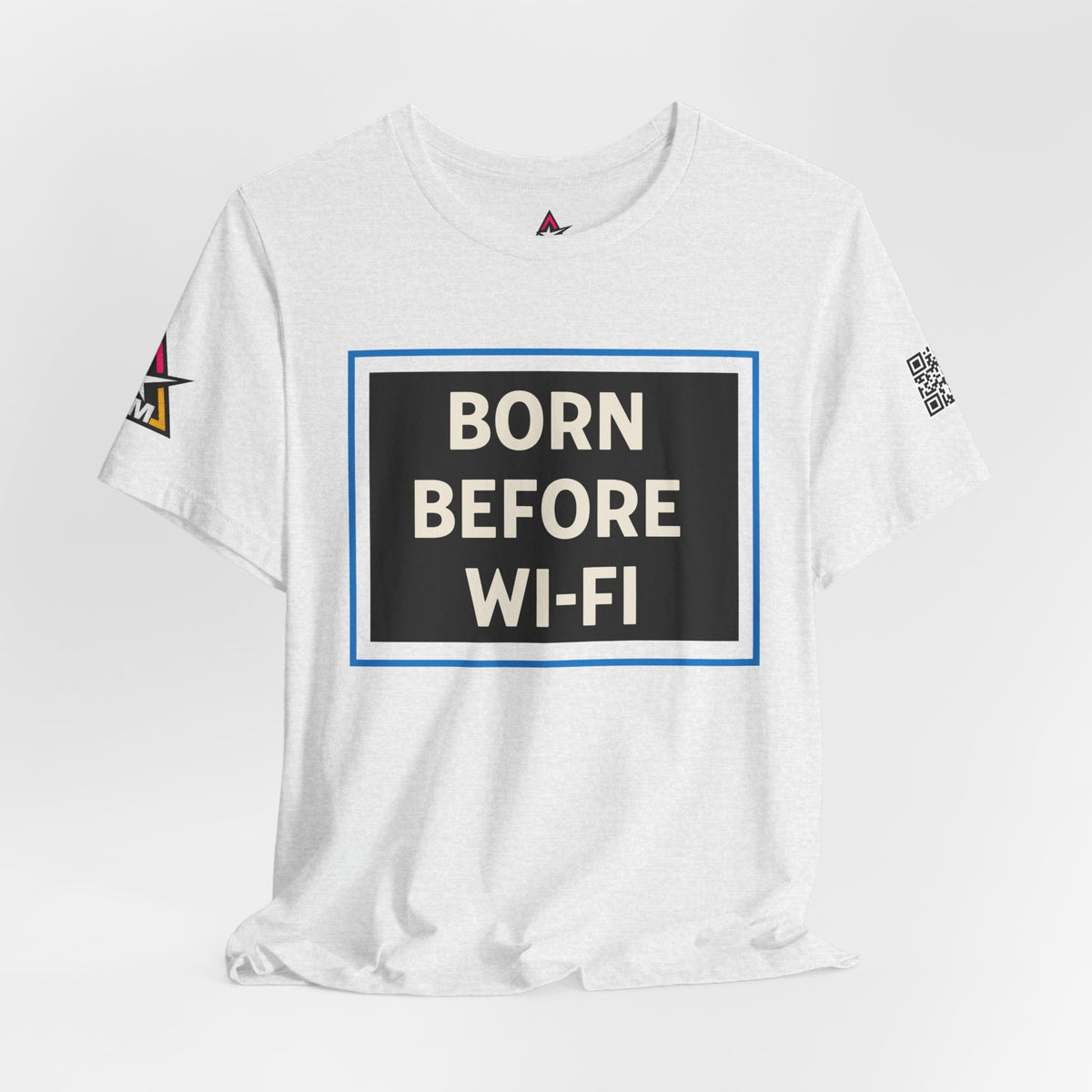 BORN BEFORE WI-FI | Funny Retro Graphic Tee | Gen X & Millennial Streetwear
