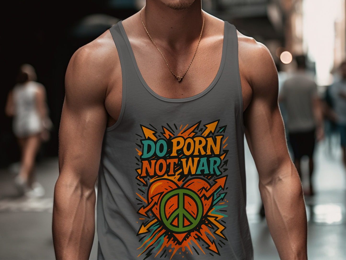Do Porn Not War Tank Top product type