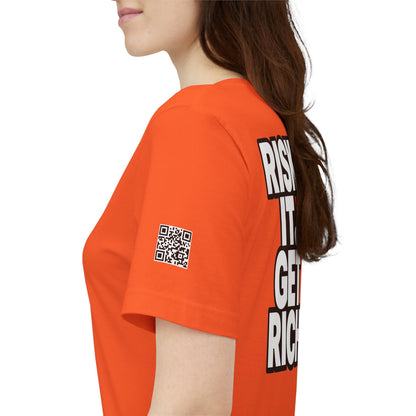 Risk It. Get Rich. – Bold Motivational Graphic Tee