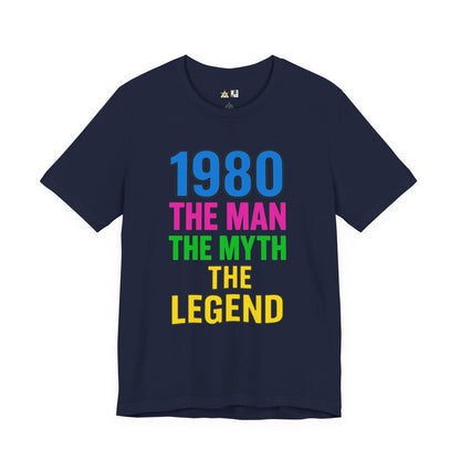 Born a Legend Since 1980 (editable)– Unisex Streetwear Graphic Tee
