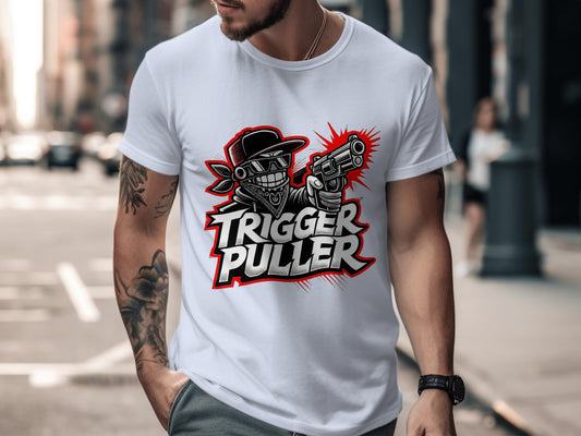 Trigger Puller Unique Graphic Tee Shirt product