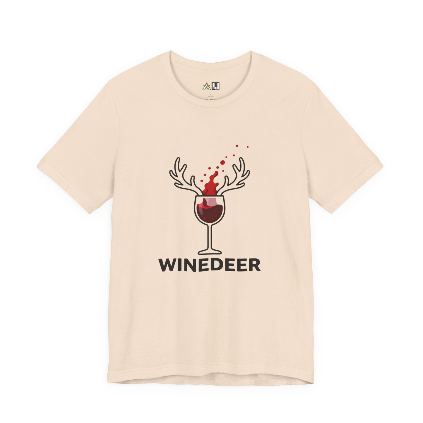 Wine Deer Authority – Unisex Bold Graphic Streetwear Tee