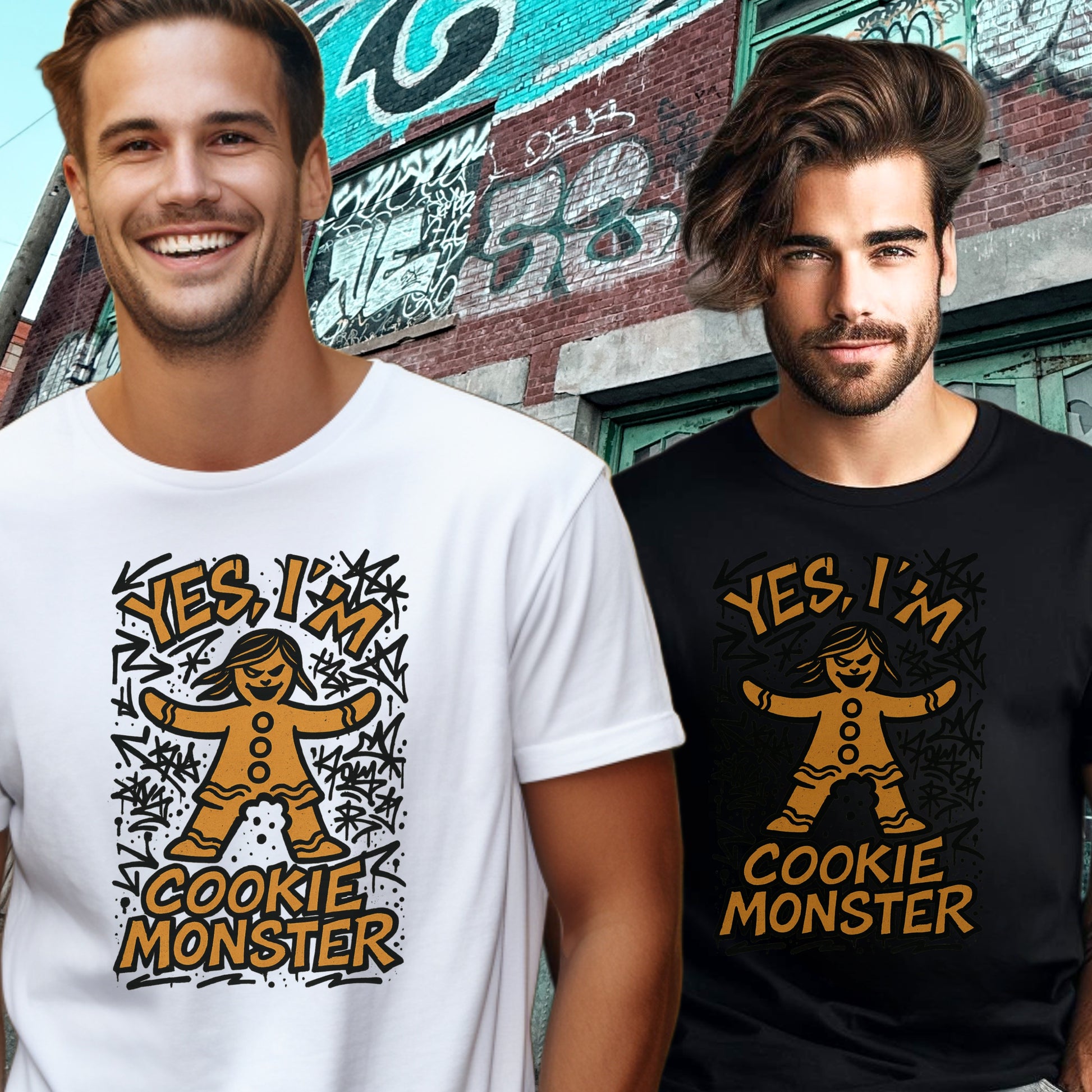 Yes I'm Cookie Monster Graphic Tee Shirt product