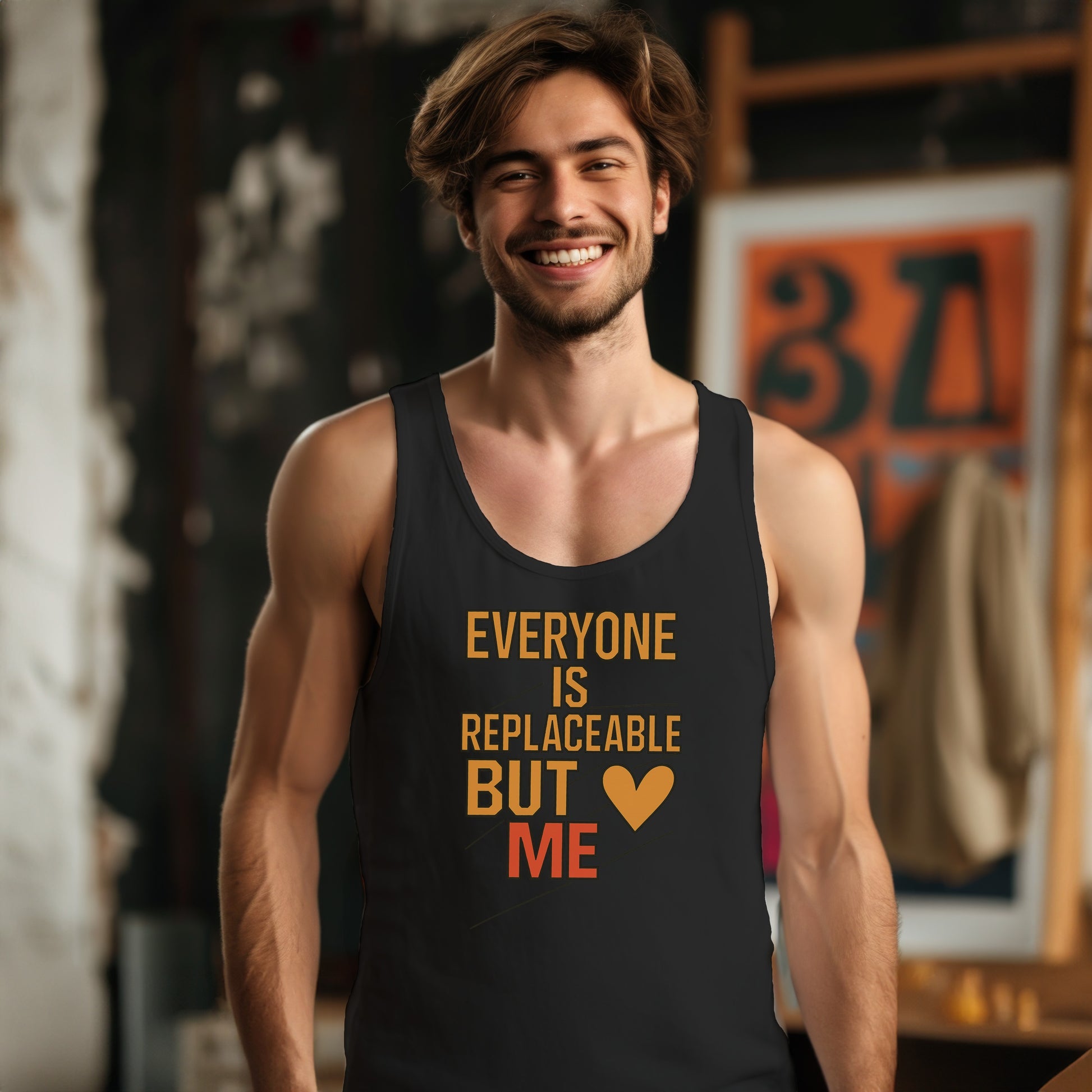 Everyone Is Replaceable But Me Tank Top product type
