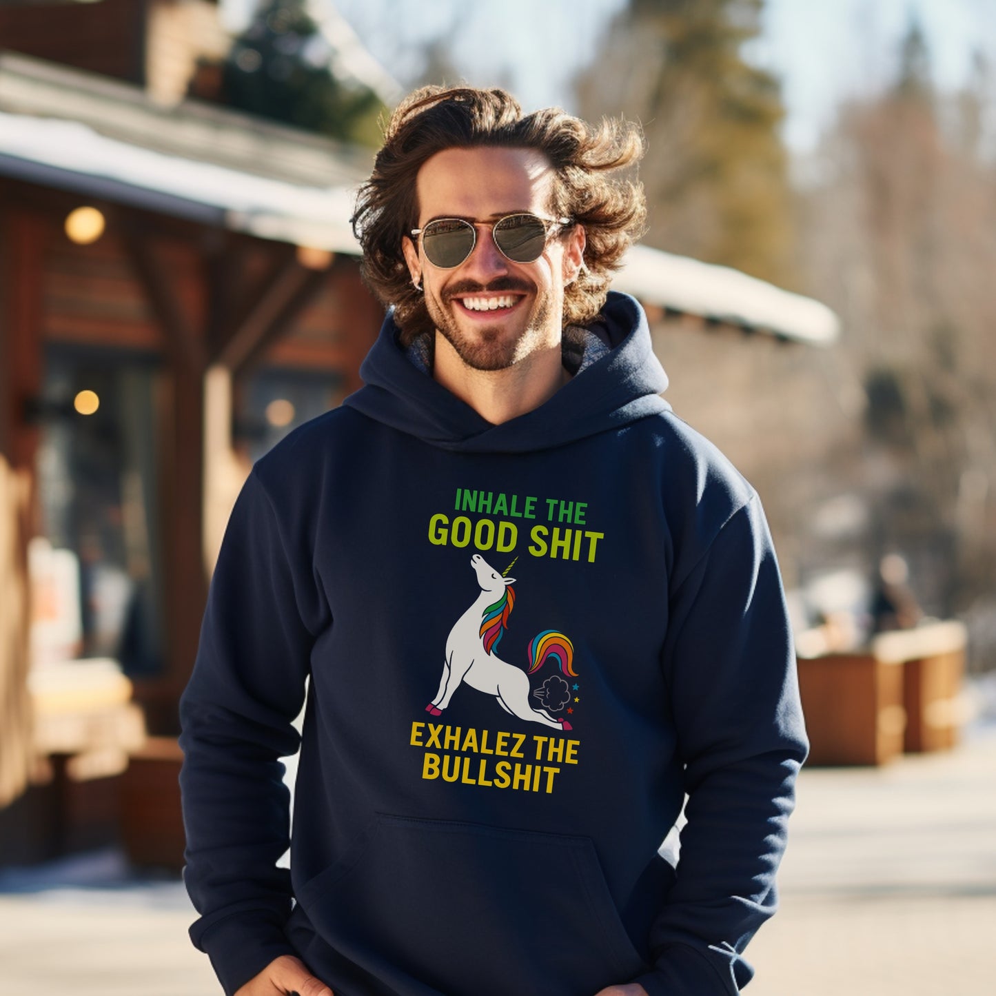 Inhale the Good Shit Exhale the Bullshit hoodie