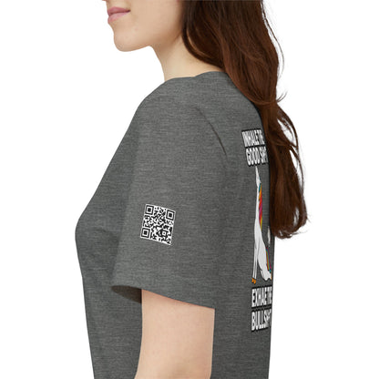 Inhale the Good Shit, Exhale the Bullshit – Funny Unicorn Graphic Tee