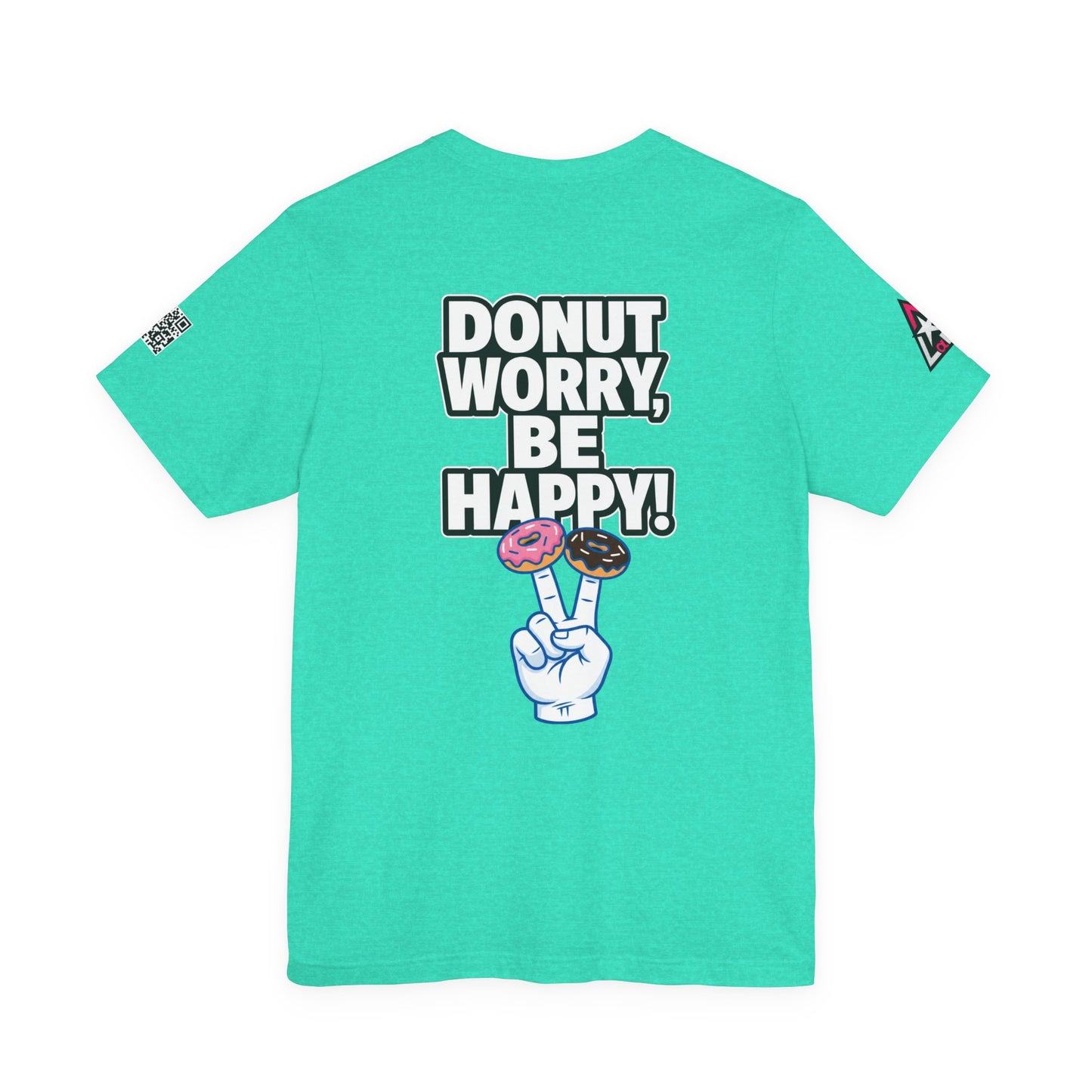 Donut Worry, Be Happy – Funny Donut Graphic Tee