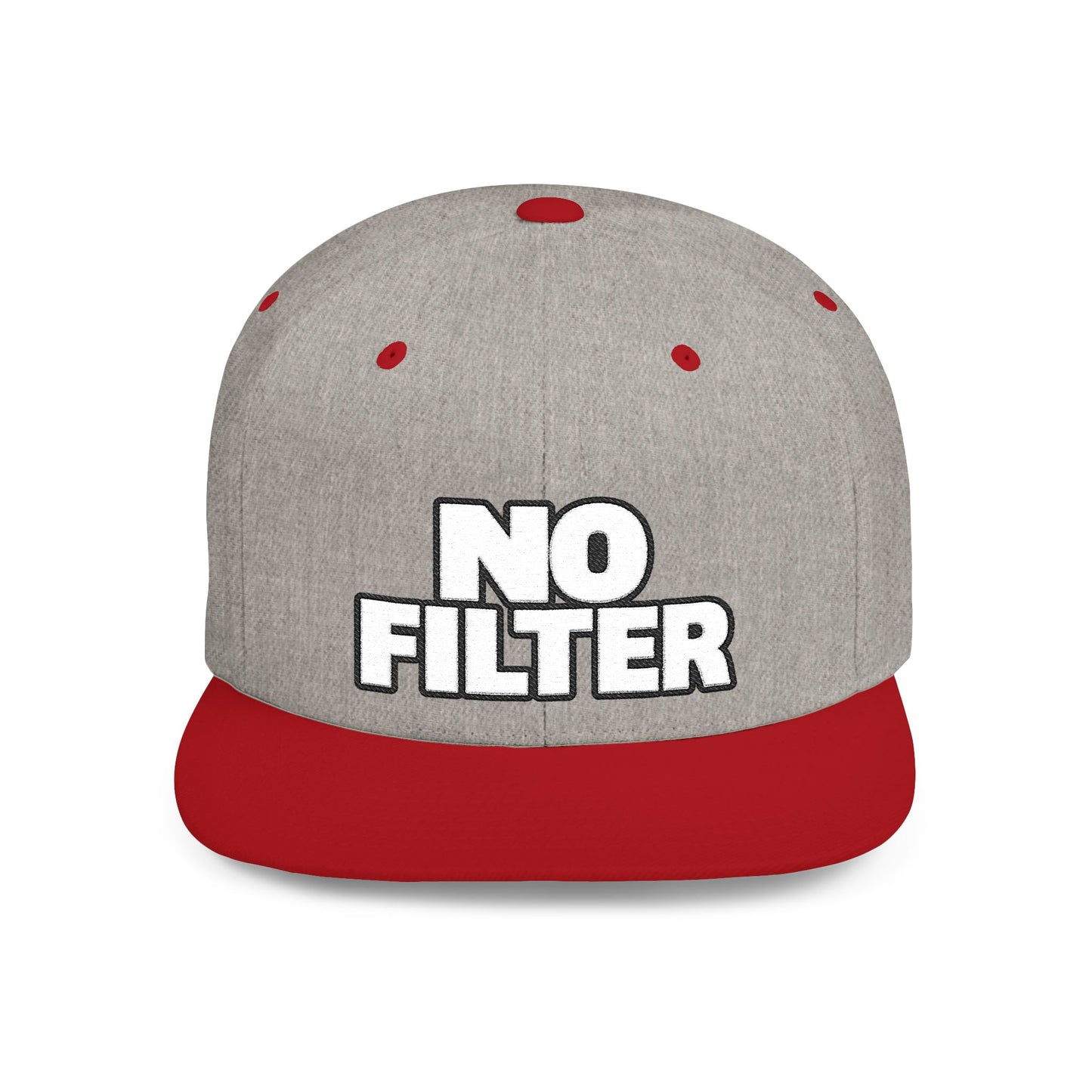 No Filter – Bold Sarcastic Streetwear Snapback