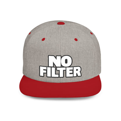 No Filter – Bold Sarcastic Streetwear Snapback