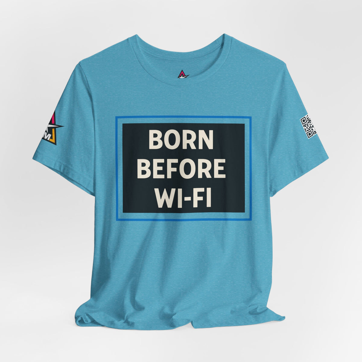 BORN BEFORE WI-FI | Funny Retro Graphic Tee | Gen X & Millennial Streetwear