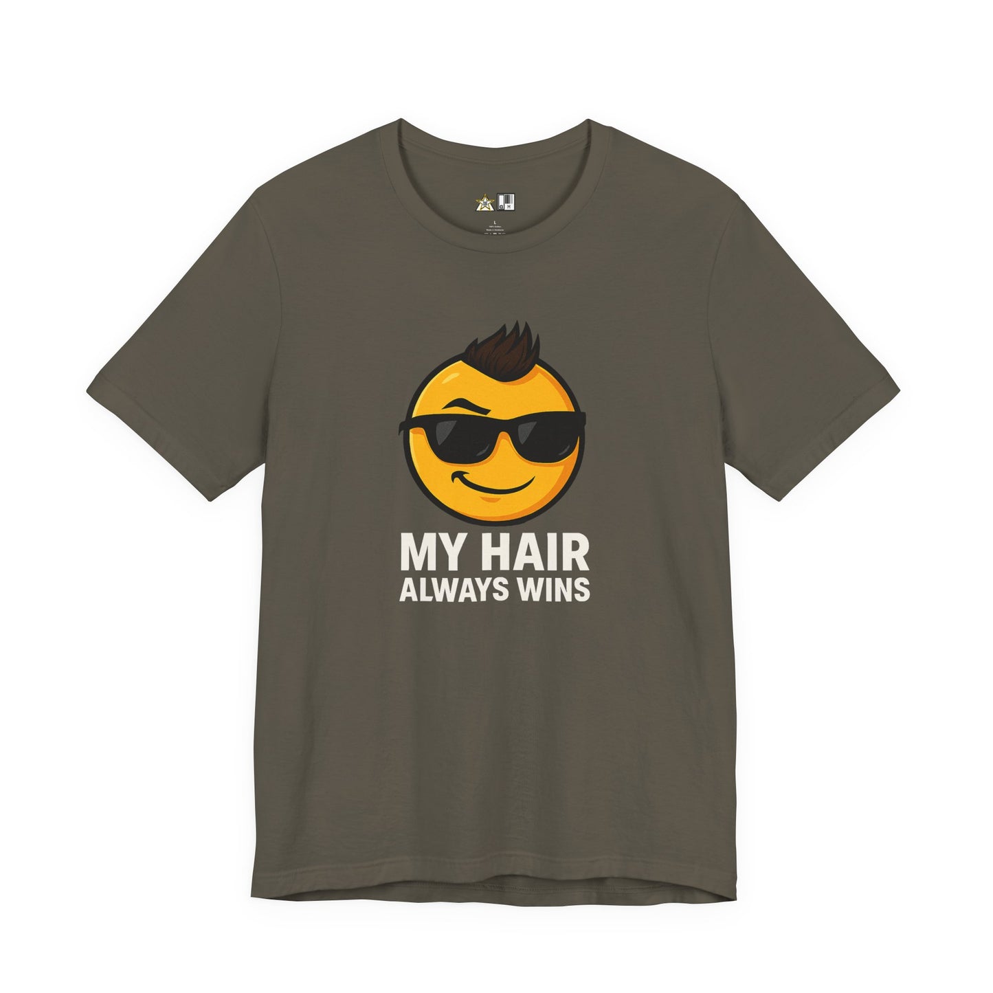 Hair Always Wins Attitude Tee – Unisex Streetwear Graphic Tee