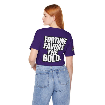 Fortune Favors the Bold – Motivational Streetwear Graphic Tee